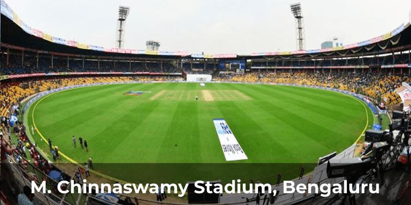 Cricket Stadiums in India M. Chinnaswamy Stadium, Bengaluru