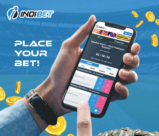 Place a bet on indibet