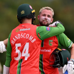 The first century by Sol Budinger increases Leicestershire’s advantage at the top of Group A.